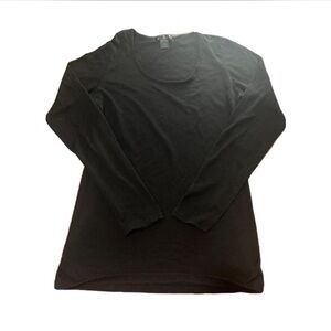 black long sleeve with cheetah print